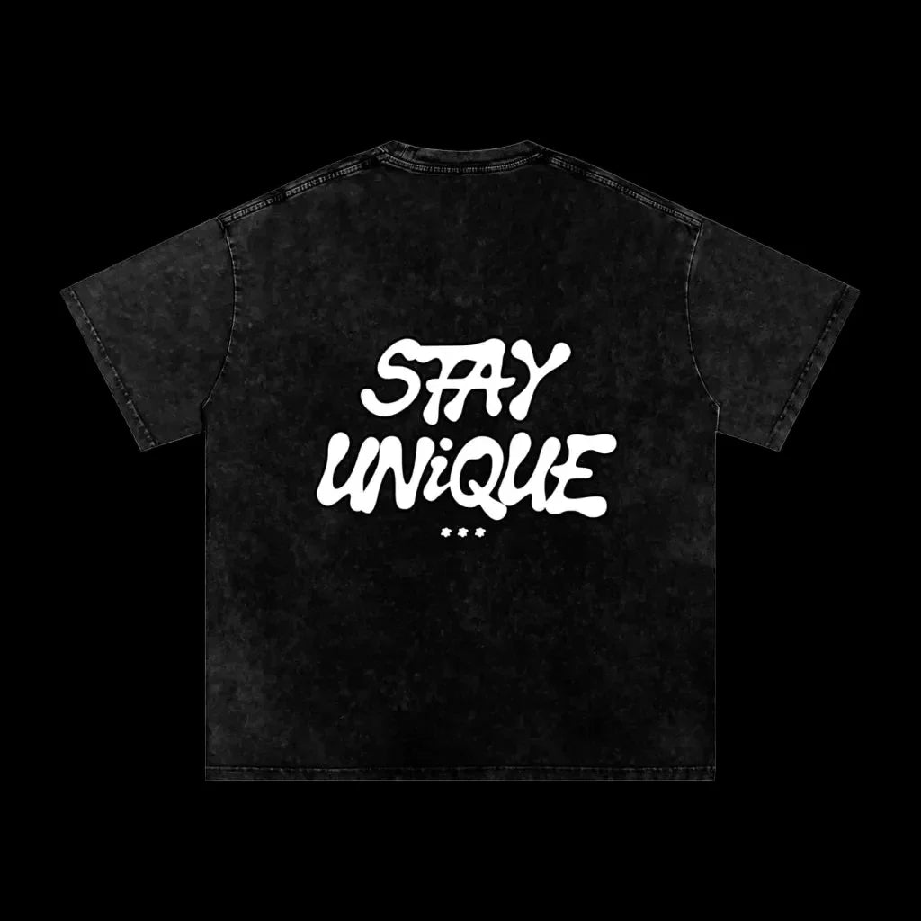 Unique Brand (Black Washed) T-Shirt